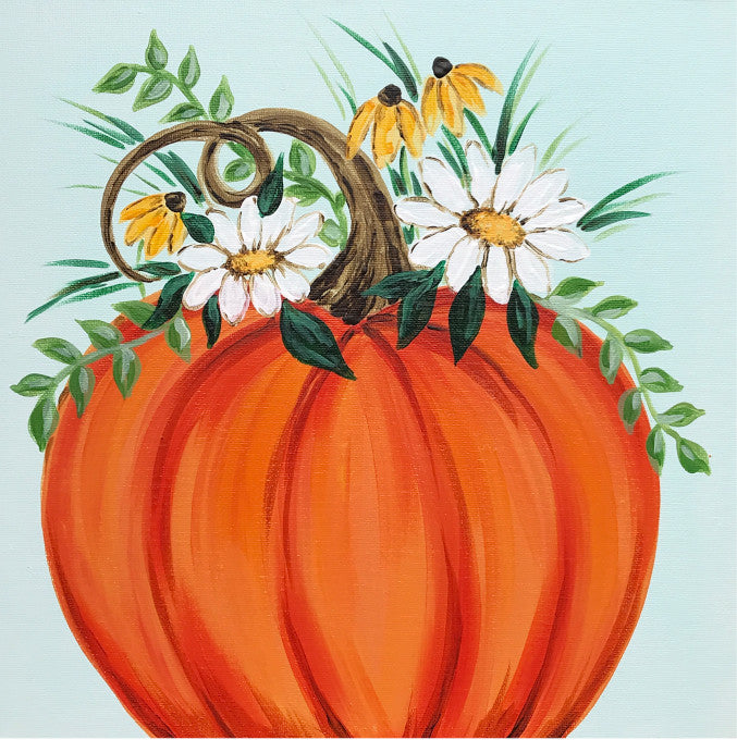 Art Box - Floral Pumpkin