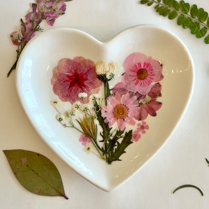 Floral Heart Dish - Sunday, June 28th at 11:00 AM