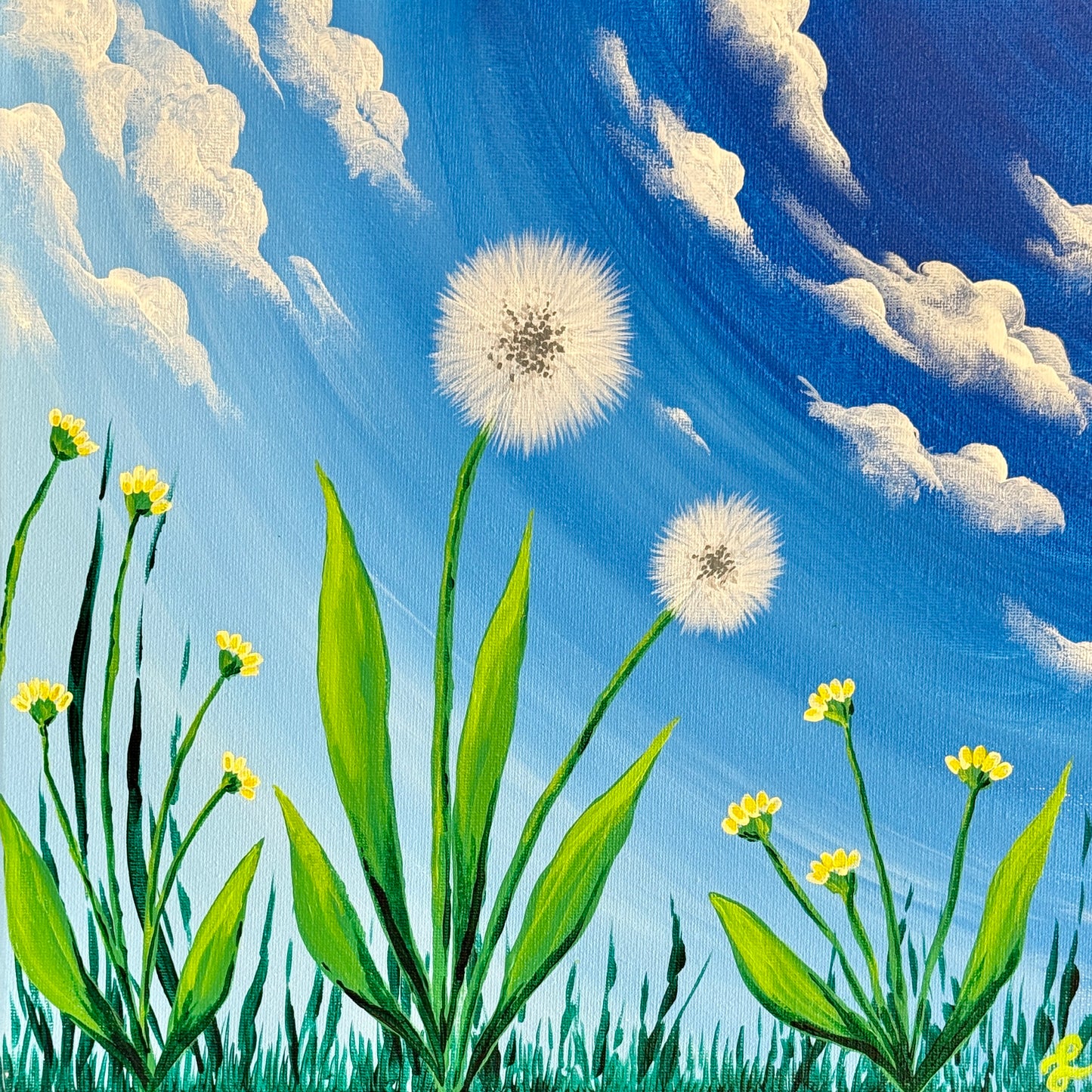 Art Box Painting Kit - Field of Dandelions