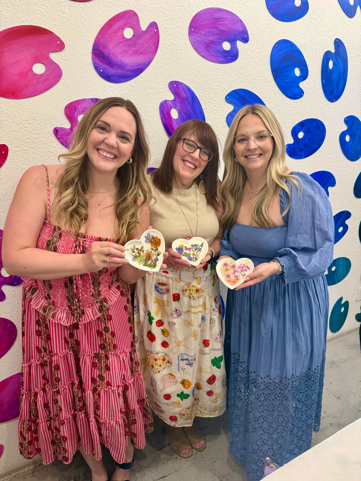 Floral Heart Dish - Sunday, June 28th at 11:00 AM
