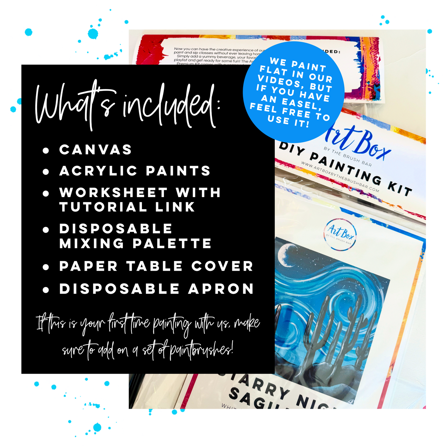 Art Box DIY Painting Kit - Peachy Cacti