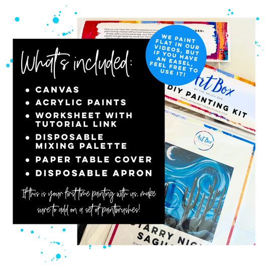 Art Box DIY Painting Kit - Peachy Cacti