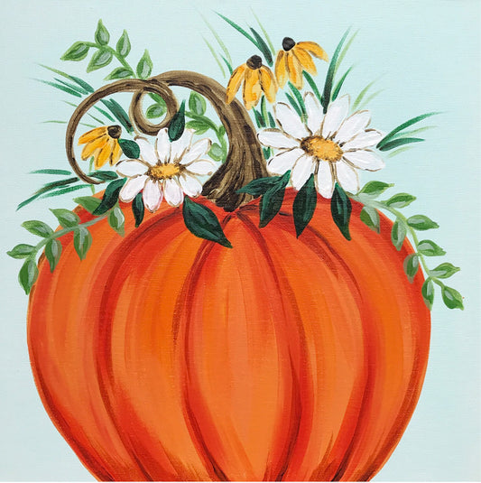Art Box - Floral Pumpkin