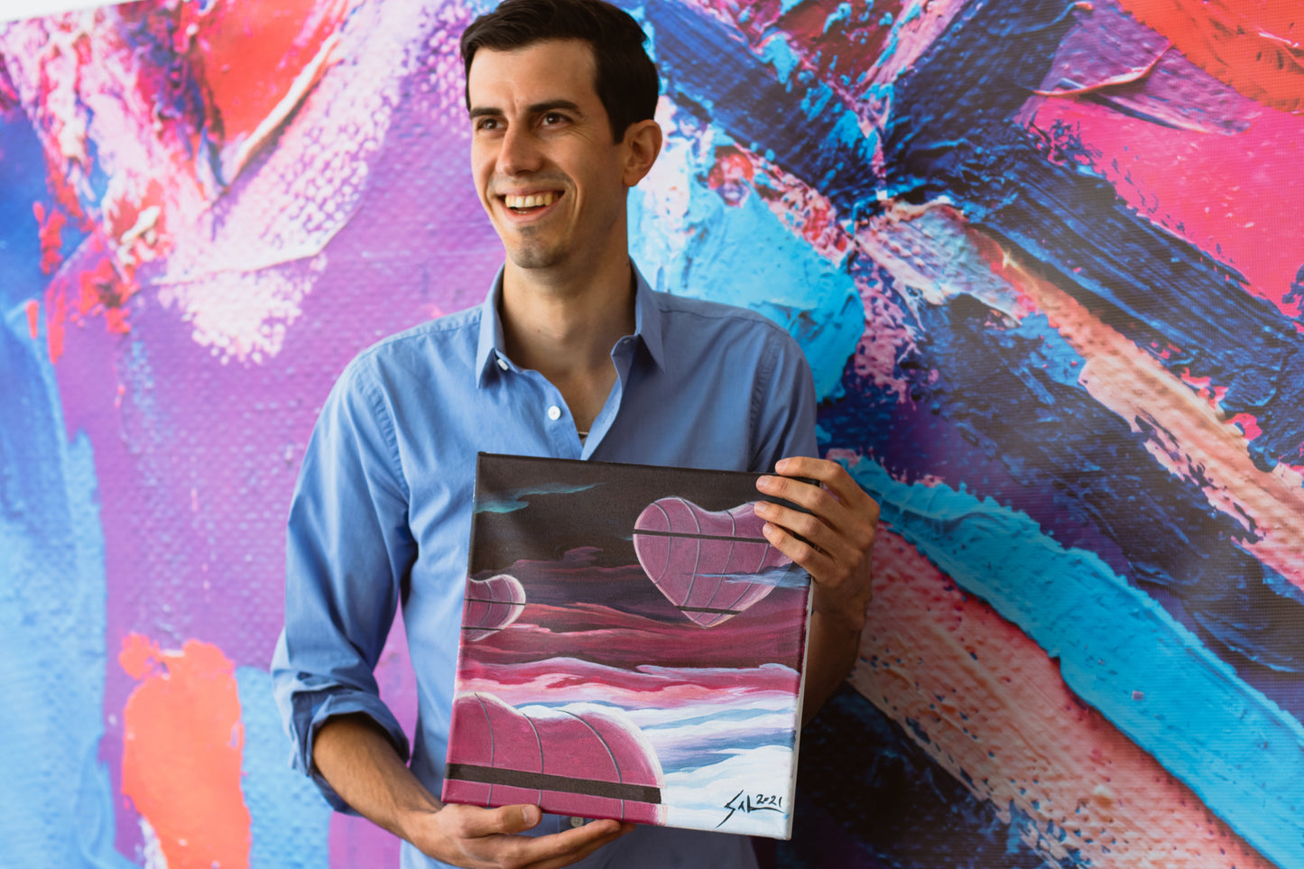 Heartscapes by Sal Cosenza: Art Box Artist Collaboration
