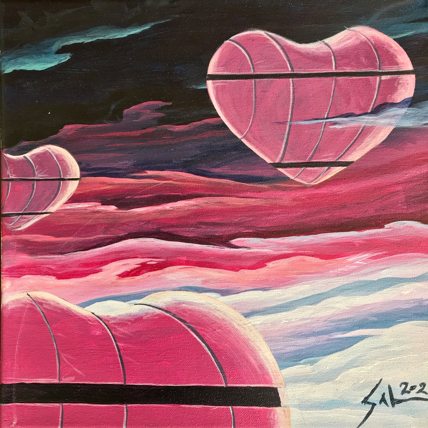 Heartscapes by Sal Cosenza: Art Box Artist Collaboration