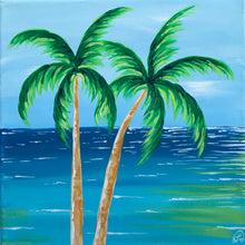 Load image into Gallery viewer, Art Box - Beach Palms
