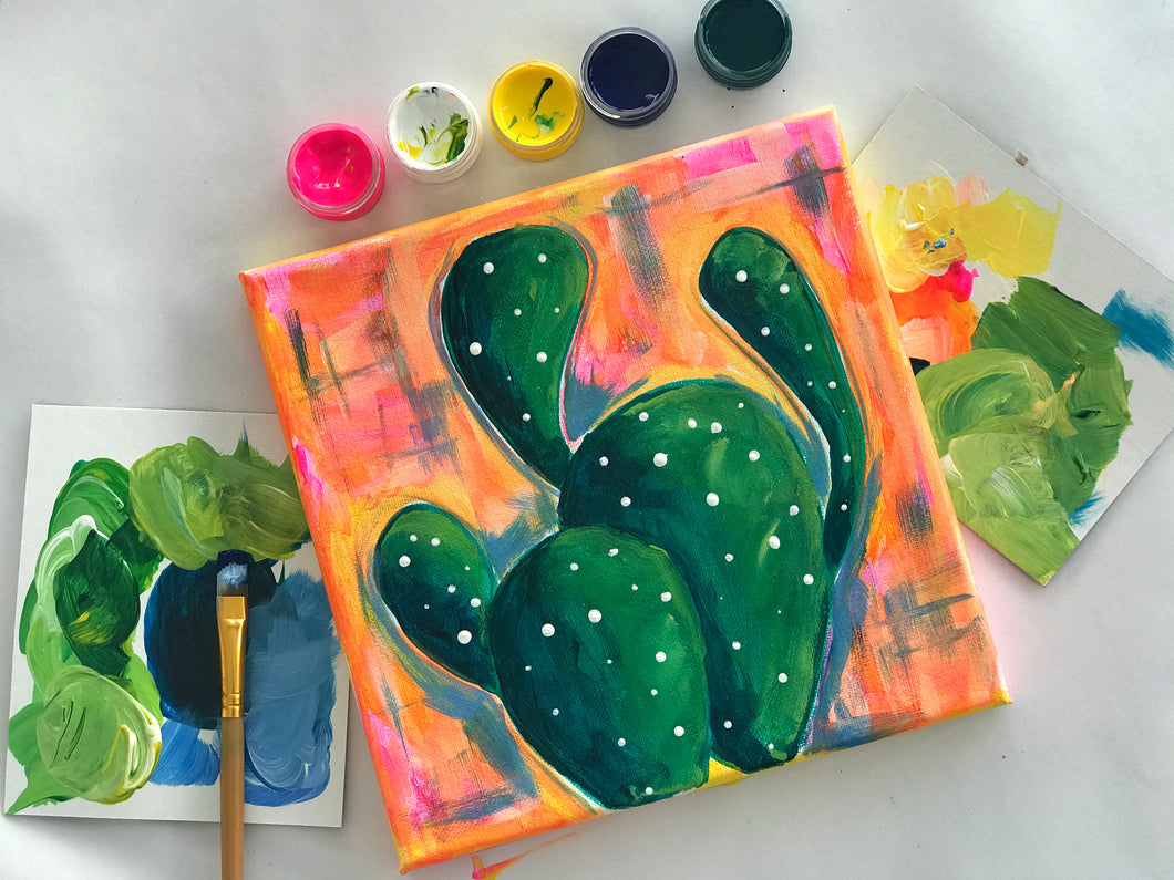 Art Box Mini Kit - Funky Cactus