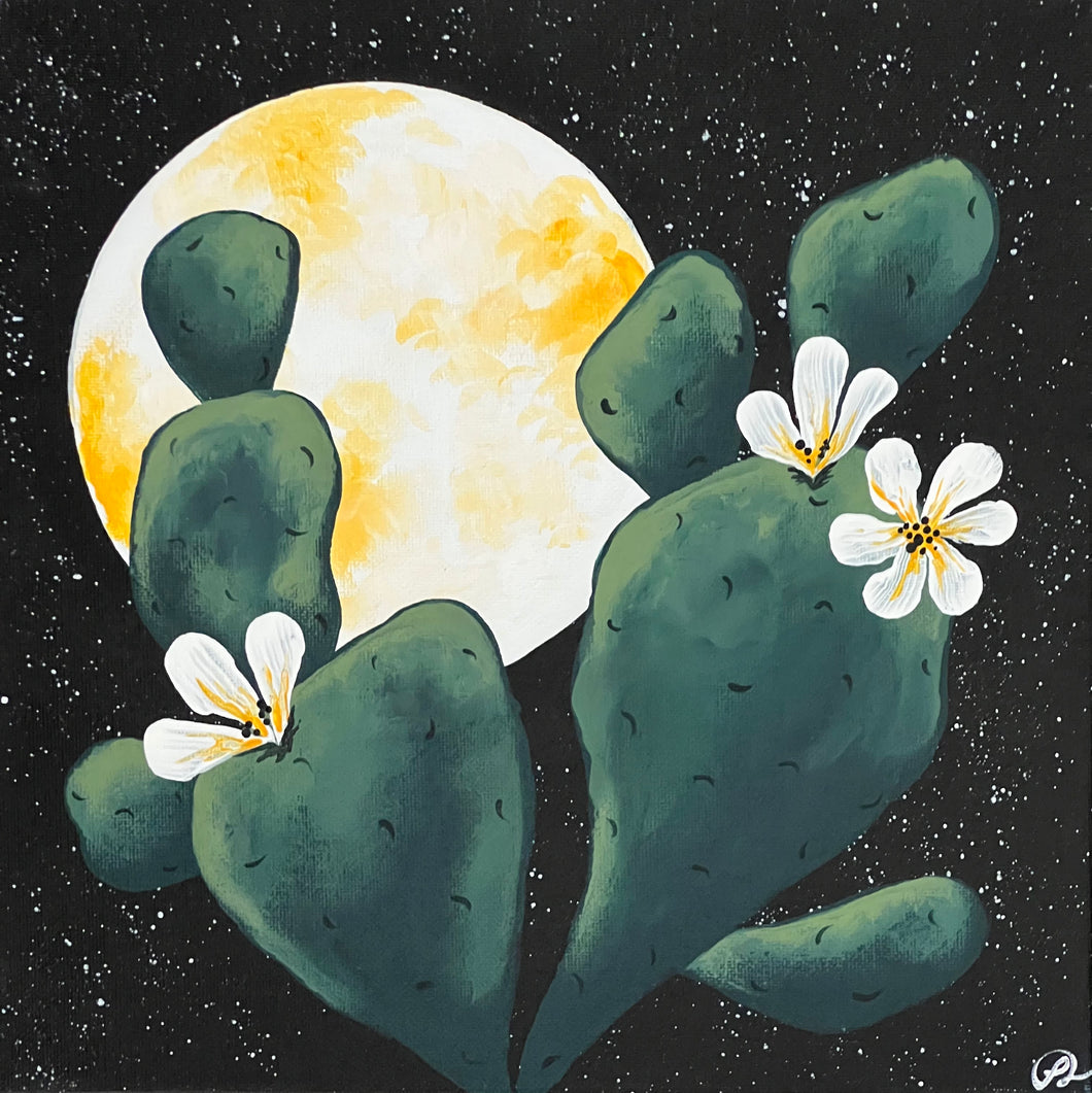 Art Box - Moonlit Cactus