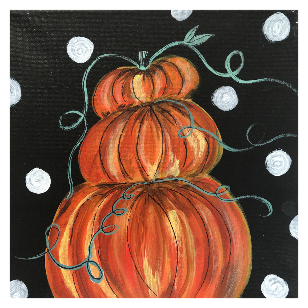 Art Box - Polka Dot Pumpkins