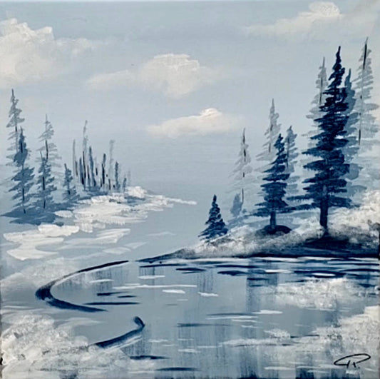 Art Box - Winter Pond